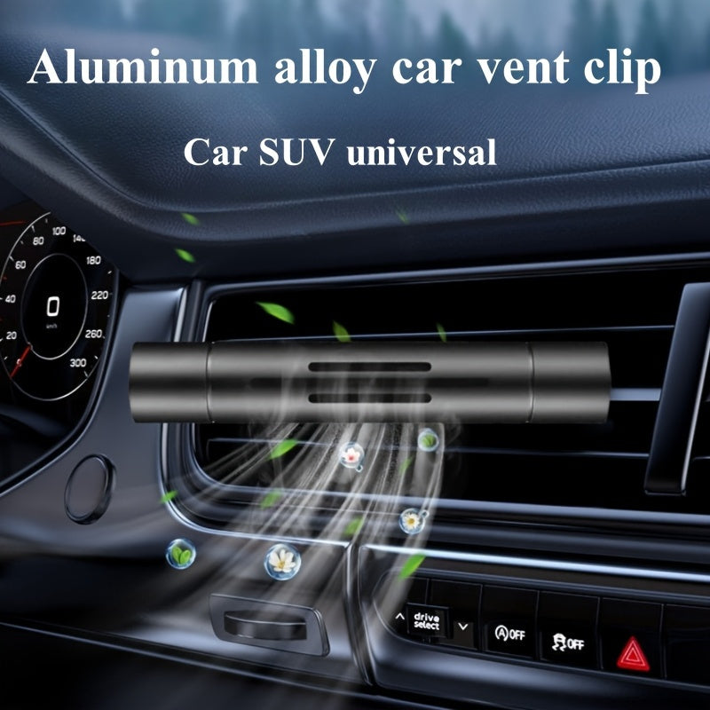 Car Air Freshener Set; Aromatic Stick Air Freshener Diffuser, (Includes 1 Diffuser And 5 Solid Mixed Fragrance Sticks).