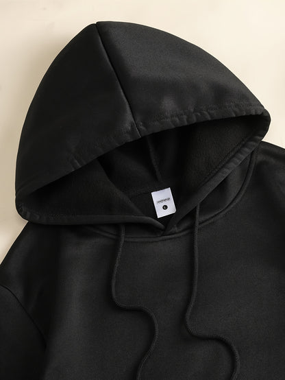 Men's & Women's Hoodie - Royal Blue Sweatshirt with Drawstring Hood, Front Kangaroo Pocket - All-Season Casual Pullover for Everyday & Formal Outfits - Machine Washable Hooded Sweatshirt, Sweater Hoodie, Versatile Outfit Piec