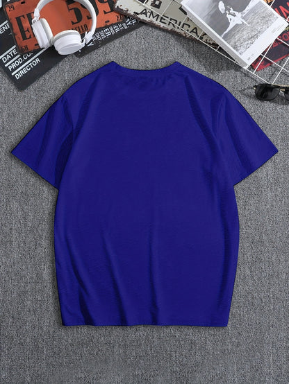 Men'S Casual Short Sleeve T-Shirt - "Made in Balkans" Print, Lightweight & Breathable Summer Tee, Round Neck, Regular Fit, Perfect for Casual Attire, Breathable Clothing | Modern Casualwear | Lightweight Shirt