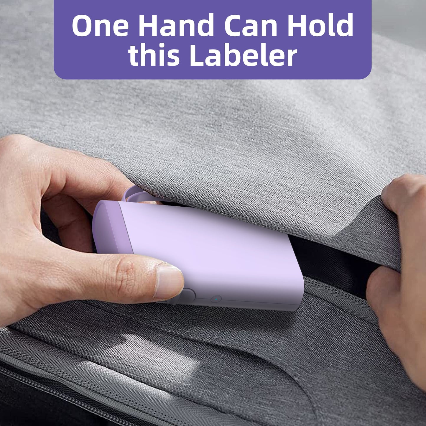 P21 Portable Label Printer, Miniature Thermal Label Printer with High Print Quality, Equipped with a High-Speed Chip and 203 DPI, Easy to Use with a Wide Range of Creative Functions and Templates for Office and Home Organizat
