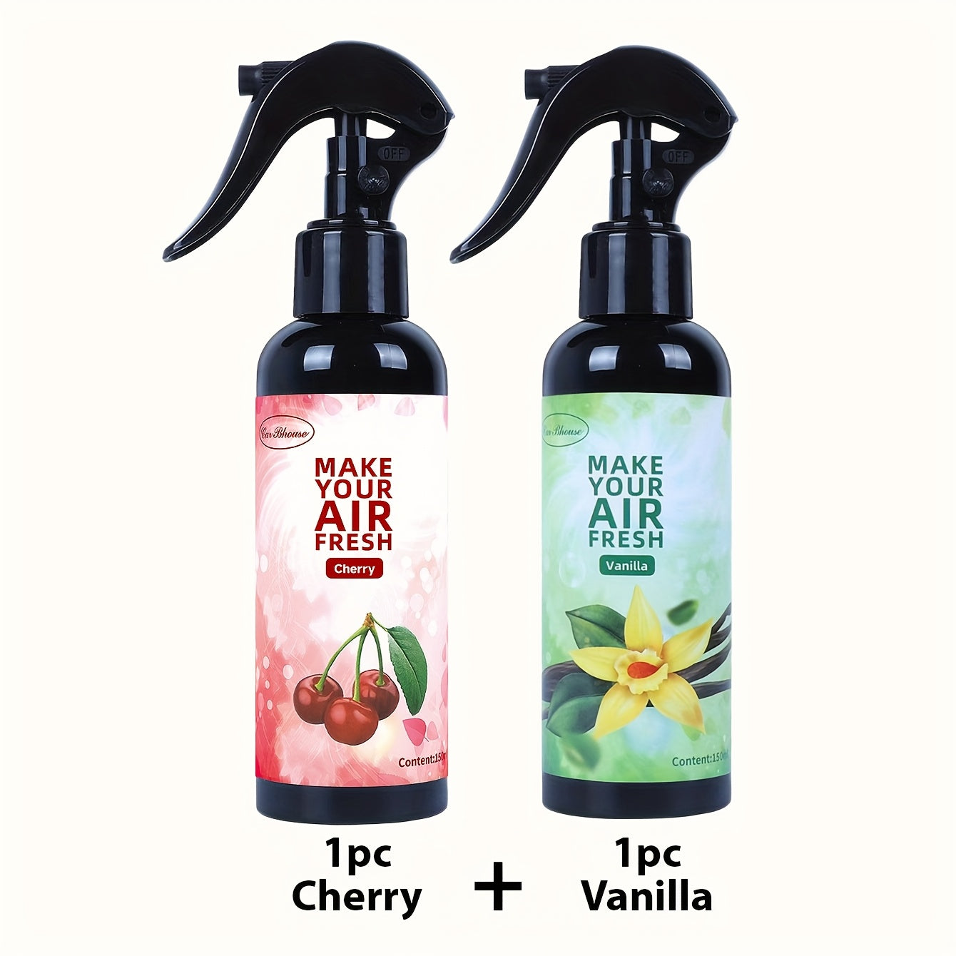 Multi-flavor combination fragrance spray, home and car air freshener spray, can eliminate odors in cars, homes, offices, bedrooms, bathrooms, toilets, and kitchens, create a romantic atmosphere, Valentine's Day, women, birthd