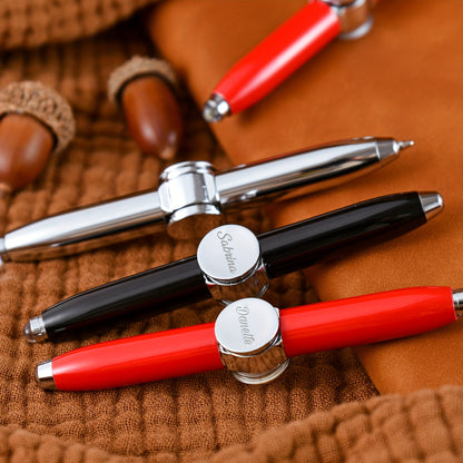 Customizable Metal Rotating Pen - Sleek Design with Twist Action, Medium Point for Smooth Writing - Ideal for Office & School Use, Customizable Pen|Sleek Pen Design|Durable Metal Bod