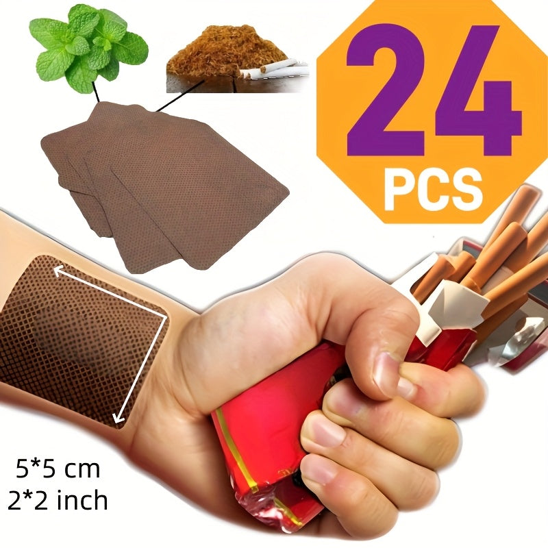 Mint Leaf & Tar Aroma Stickers - Long-Lasting 72-Hour Fresh Mint Scent, Natural Nicotine-Free Odor Neutralizer Patches, Plant-Based Anti-Cigarette Smoke Sticky for Clothing, Cars, Homes - Multi-Pack Options Available, Clothin
