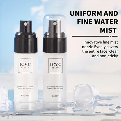 Professional Makeup Setting Spray, Oil-Control, Long-Lasting, Natural Finish, Matte, Refreshing, Quick-Drying Suitable for Setting