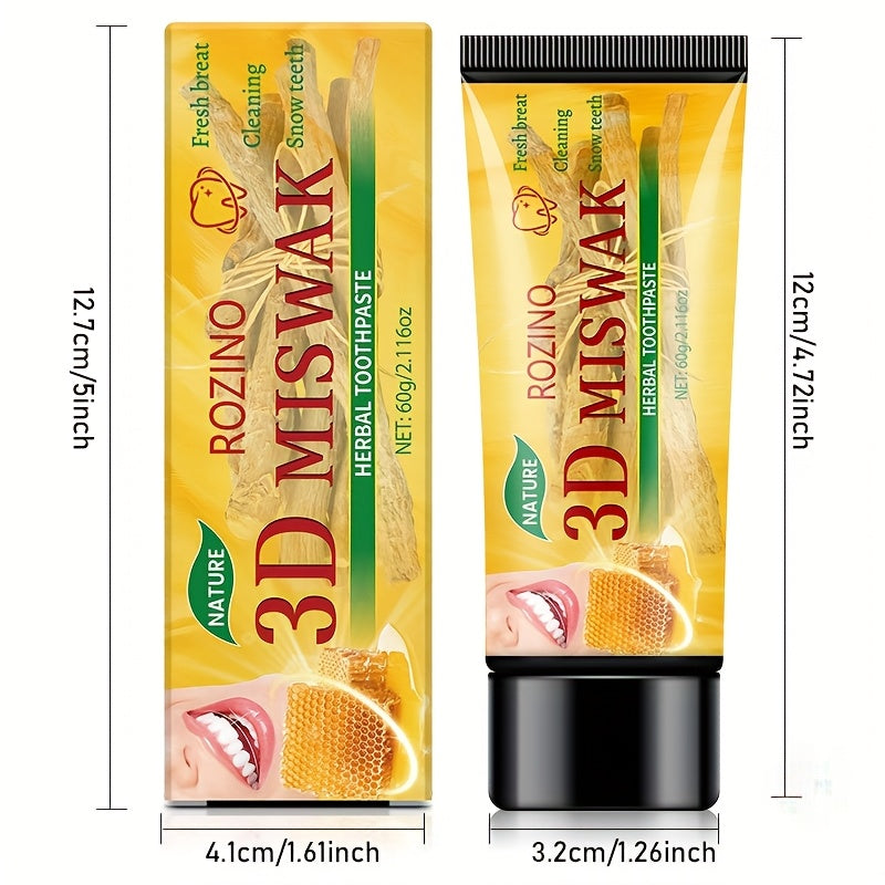 60G 3D Miswakarak Tree Toothpaste for Men And Women