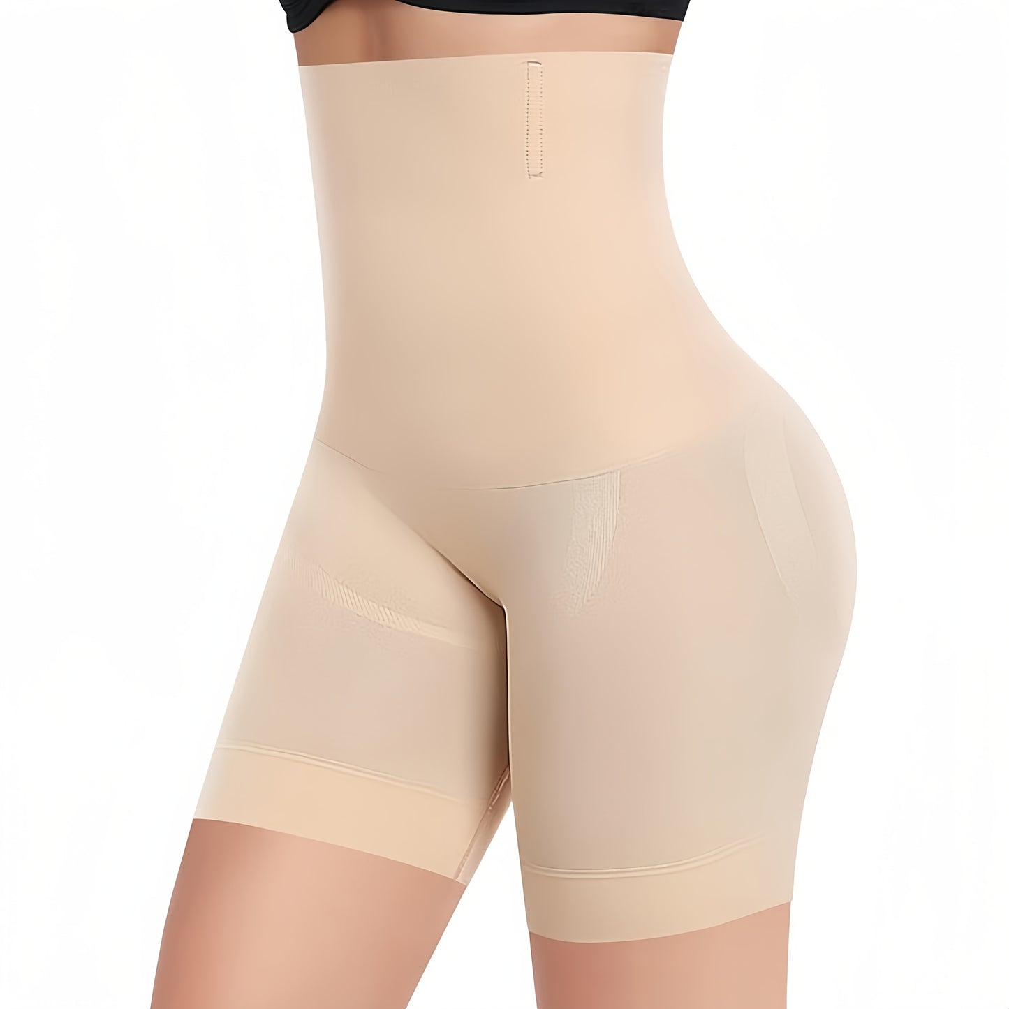 High-Waist Tummy Control Shapewear Shorts for Women - Seamless, Compression Thigh Slimming & Butt Lifting Underwear, Invisible Postpartum Waist Trainer, Comfortable Polyester, All-Season Wear, Waist Trainer Tummy Control
