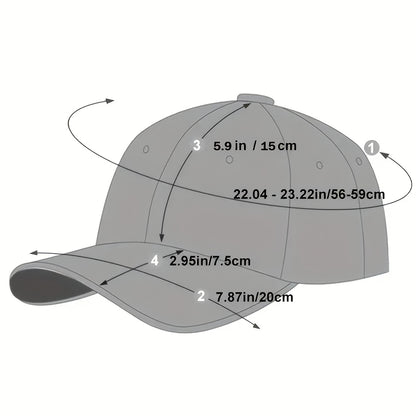 1pc Women's Adjustable Lightweight Baseball Cap - Printed Logo Golf & Outdoor Sports Hat, Machine Washable, Black/White/Maroon, Casual Headwear, Lifestyle, Trendy Design, Durable Fabric, Women