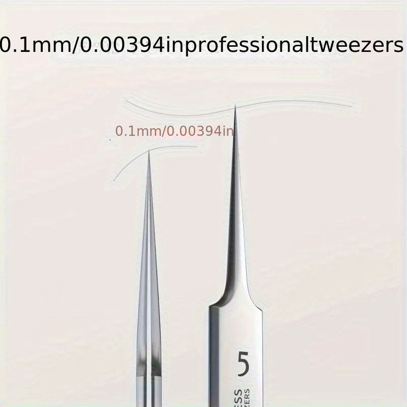 1pc Extra Fine No. 5 Cellular Blackhead Tweezers