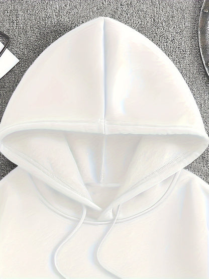 Men'S Autumn Winter for Galaxy Print Hooded Sweatshirt, French Terry Fleece, Polyester, Non-Stretch Knit Fabric, Loose Fit with Pocket Detail, Casual Sports Style Hooded Pullover