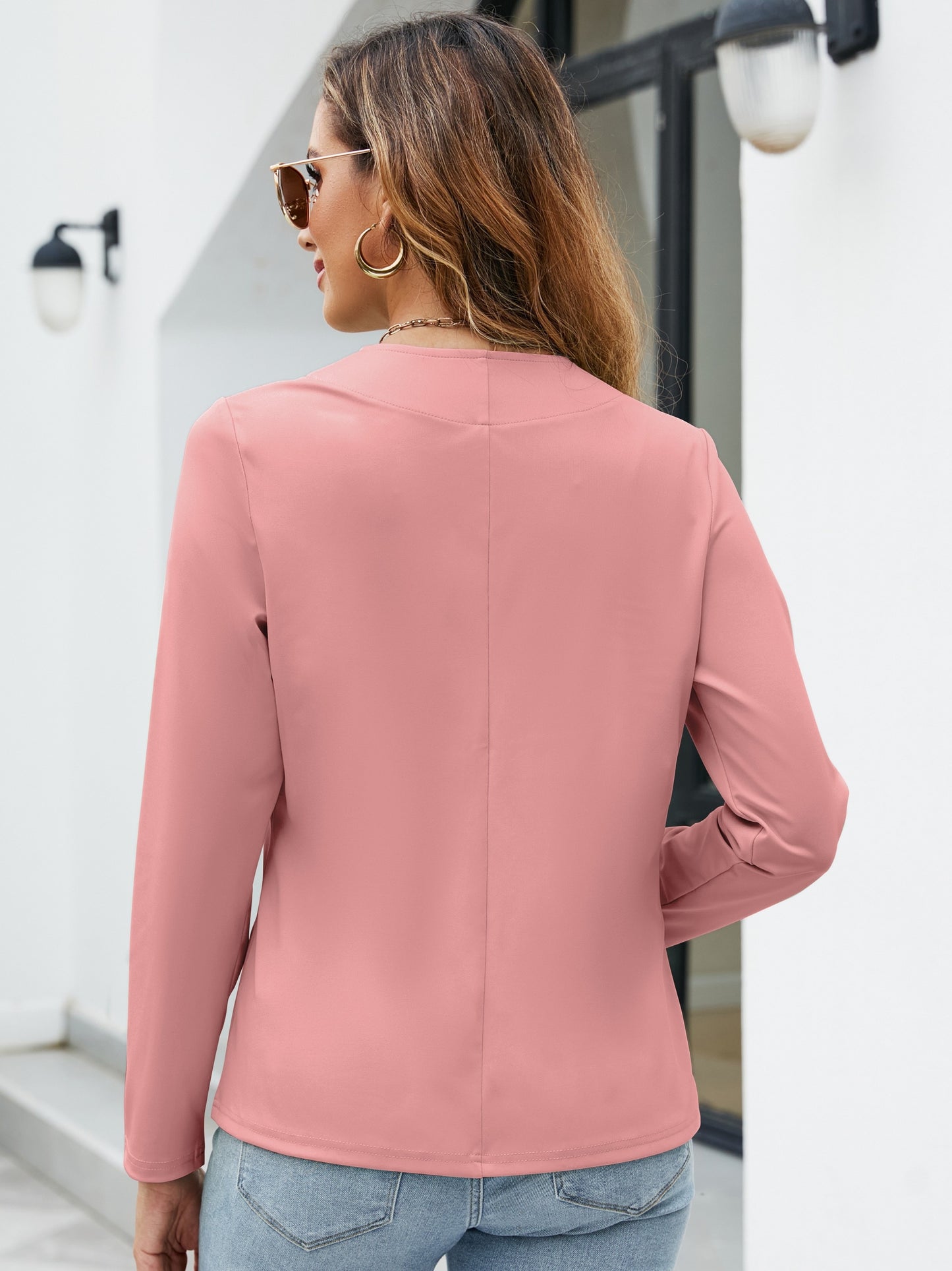 Solid Color Casual Cardigan from Europe And America