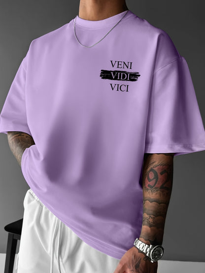 Men'S Casual Crew Neck T-Shirt, Loose Fit, Graphic Print, Polyester, Short Sleeve, Summer Streetwear Tee, Daily Tshirt | Bold Streetwear | Graphic Print Tee