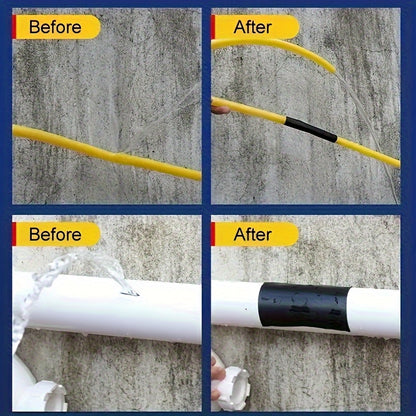 1pc Multipurpose Waterproof Tape - Instant Leak Stop & Permanent Repair for Pipes, Buckets, Inflatable Pools, Glass, Tiles - Cut-to-Length Durable Sealant Tape for Emergency Fixes, Pond Seam Fix, Easy Application, Flexible Ma