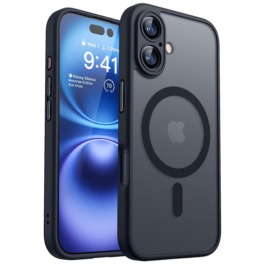 A High-End Matte Semi-Transparent Phone Case Designed for Iphone Models 16, 15, 14, 13, 12, And 16E Pro Max, Featuring an All-Inclusive Design with a Built-In Lens Film, a Skin-Like Texture, Shock Resistance, Dirt Resistance,