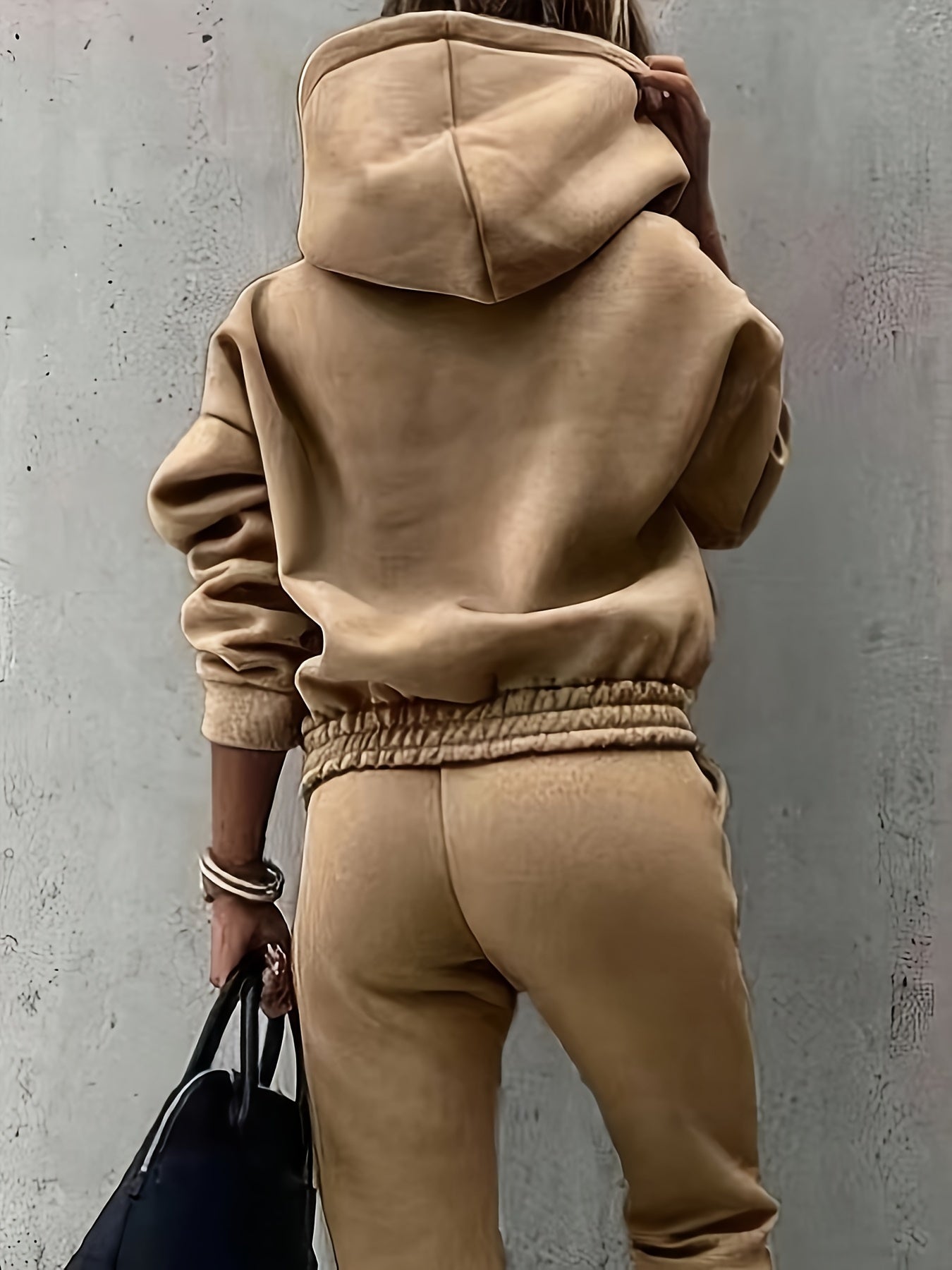 Autumn and Winter Women'S Fashion Casual Sweatshirt Set, European and American Style