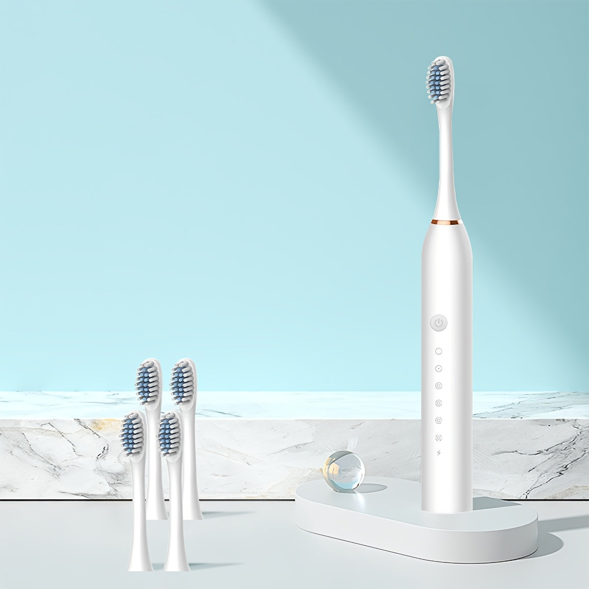 All-in-one care solution - Deep cleaning gum care, ultra-long battery life, travel case set high-end oral care artifact.