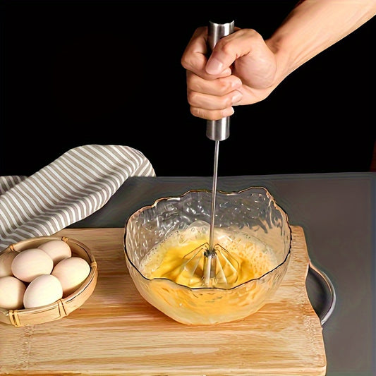 1pc Stainless Steel Multi-functional Whisk and Foam Maker