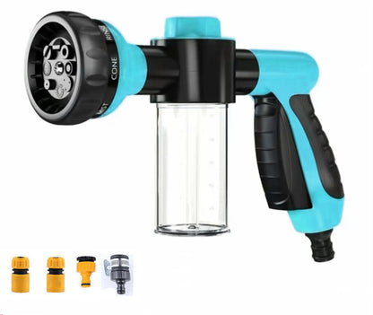 High-pressure Sprayer Nozzle Hose dog shower Gun 3 Mode Adjustable Pet Wash Cleaning