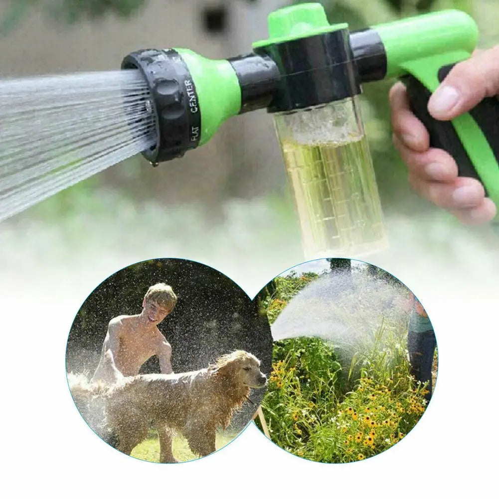 High-pressure Sprayer Nozzle Hose dog shower Gun 3 Mode Adjustable Pet Wash Cleaning