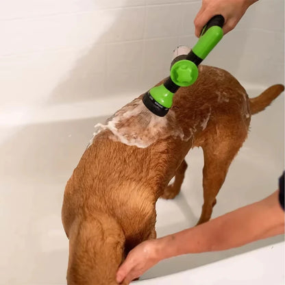 High-pressure Sprayer Nozzle Hose dog shower Gun 3 Mode Adjustable Pet Wash Cleaning