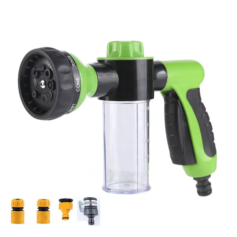 High-pressure Sprayer Nozzle Hose dog shower Gun 3 Mode Adjustable Pet Wash Cleaning