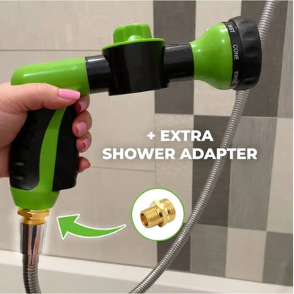 High-pressure Sprayer Nozzle Hose dog shower Gun 3 Mode Adjustable Pet Wash Cleaning