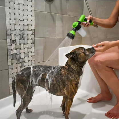 High-pressure Sprayer Nozzle Hose dog shower Gun 3 Mode Adjustable Pet Wash Cleaning