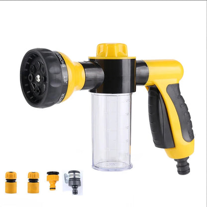 High-pressure Sprayer Nozzle Hose dog shower Gun 3 Mode Adjustable Pet Wash Cleaning
