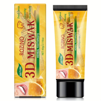 60G 3D Miswakarak Tree Toothpaste for Men And Women