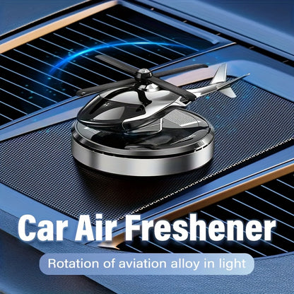 AAZRZRZ Car Air Freshener Diffuser with 2 Scent Pads - Stylish Helicopter & Car Interior Decor, Non-Toxic Paper-Based Fragrance for Enhanced Air Quality