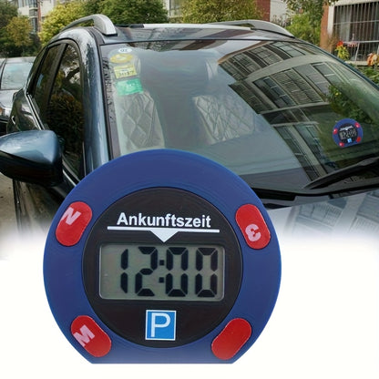 Car Repair Timer, Professional Parking Timer LCD Dual Screen Display Parking Meter Parking Stopwatch