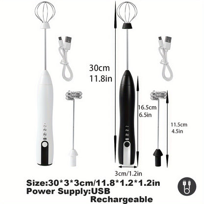 USB Rechargeable Electric Whisk