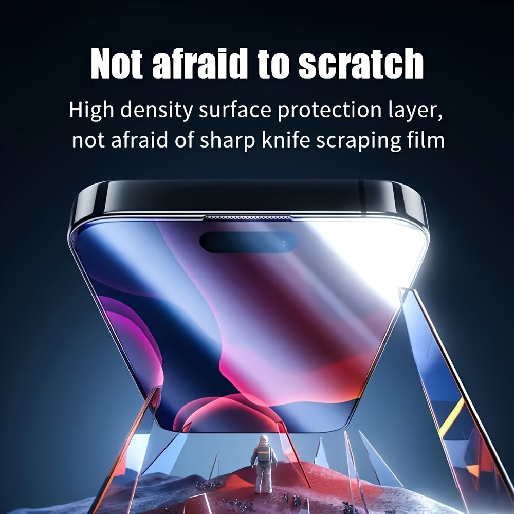 5 Pack Ultra HD Tempered Glass Screen Protector for iPhone 15 Pro Max/16 Pro Max/16/15/14/13/12/11/Plus/Mini/XS Max/XR/X, One-Click Film Applicator, 9H+ Tempered Glass Film, Anti-Fingerprint, Full Coverage, Case Friendly