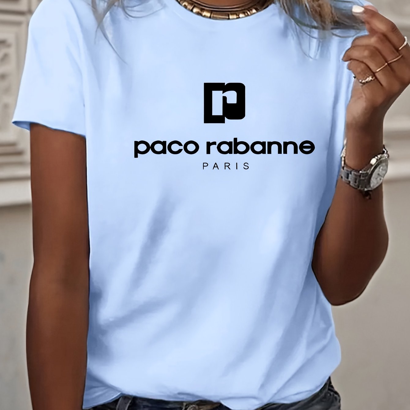 Women'S Soft Pink T-Shirt - Minimalist Elegant Y2K Retro Graphic Tee with Bold Lettering - Everyday Casual & Formal Outfits - Sizes S-XXL - Non-See-Through Fabric - Women'S Fashion Top, Ladies T Shirts, Versatile Clothing, Me