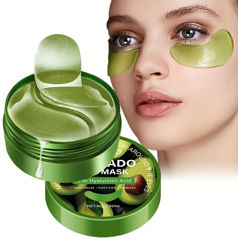 ROZINO Aloe Vera & Hyaluronic Acid Eye Mask - 60pcs Deep Moisturizing Essence Patches for Dark Circles, Puffiness, and Wrinkles, Brightens and Firms Skin, Suitable for All Skin Types, Eye Care | Natural Ingredients | Hydratin
