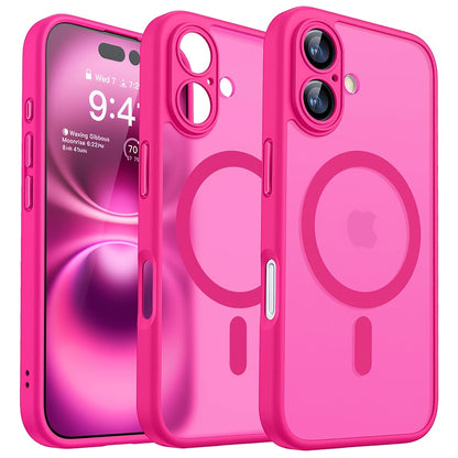 A High-End Matte Semi-Transparent Phone Case Designed for Iphone Models 16, 15, 14, 13, 12, And 16E Pro Max, Featuring an All-Inclusive Design with a Built-In Lens Film, a Skin-Like Texture, Shock Resistance, Dirt Resistance,
