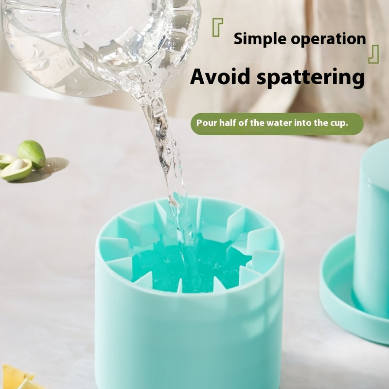 1pc Quick Freeze Silicone Ice Cube Trays - Easy to Use, Durable Plastic Molds for Perfectly Shaped Ice, Ideal for fruit juice, Ice Buckets & Cylindrical Cups, fruit juice Accessories,Suitable for Thanksgiving, Halloween, Chri