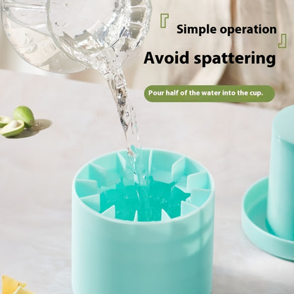 1pc Quick Freeze Silicone Ice Cube Trays - Easy to Use, Durable Plastic Molds for Perfectly Shaped Ice, Ideal for fruit juice, Ice Buckets & Cylindrical Cups, fruit juice Accessories,Suitable for Thanksgiving, Halloween, Chri