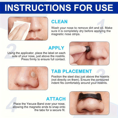 30/60pcs Oxygen Nasal Strips, Anti-Snoring Nasal Strips - Increase Oxygen Supply, Reduce Snoring, Suitable for Gifts for Family Members
