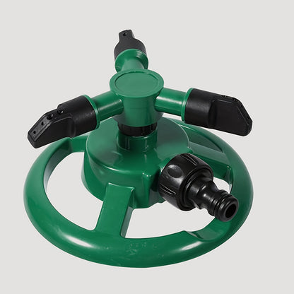 360-Degree Rotation Sprinkler Head, Manual Lawn Irrigation Sprinkler with Adjustable Spray Nozzles, Durable Plastic Garden Sprinkler for Efficient Plant Watering and Outdoor Landscaping