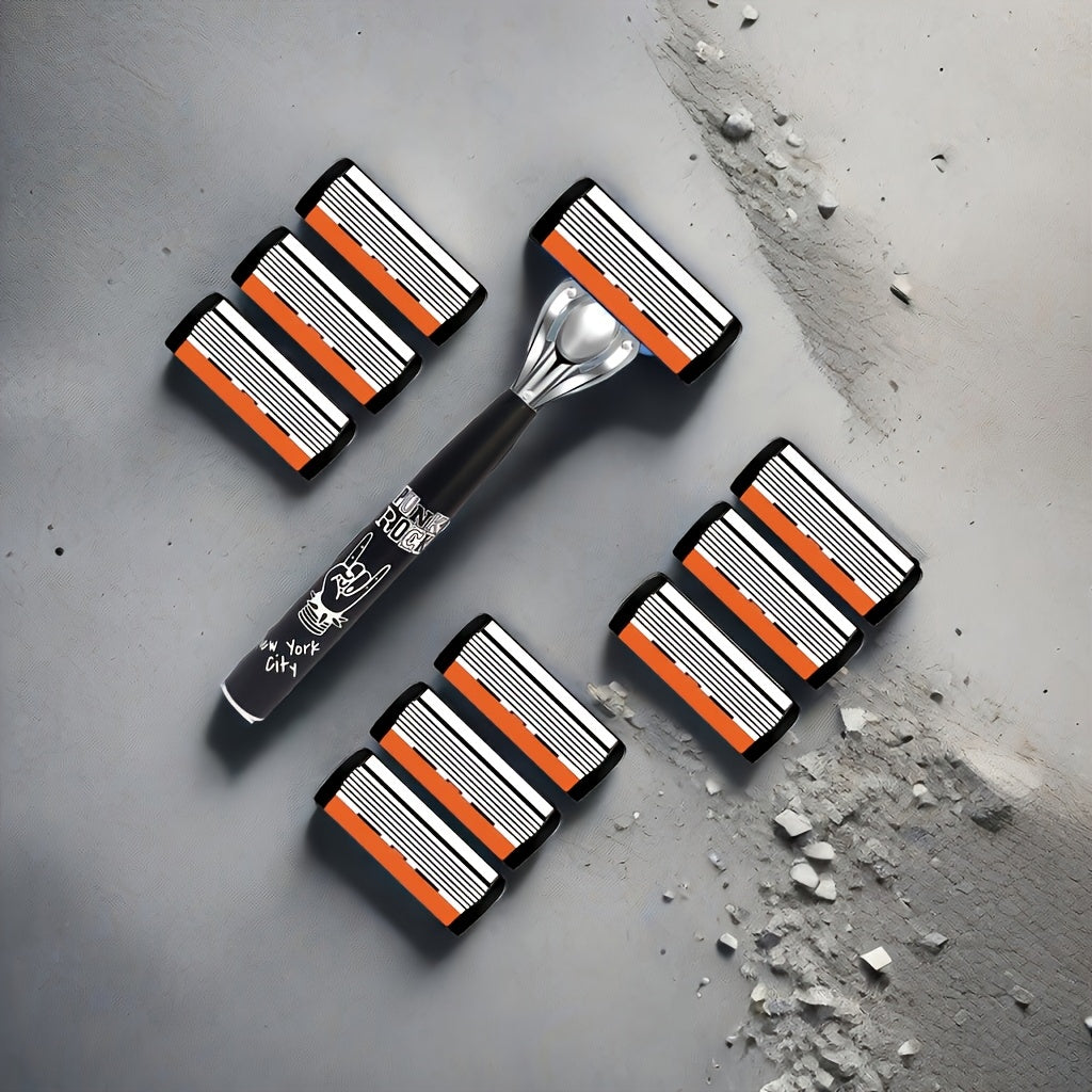 Premium Retro Manual Razor Set - Ultra-Sharp 6-Layer Blades