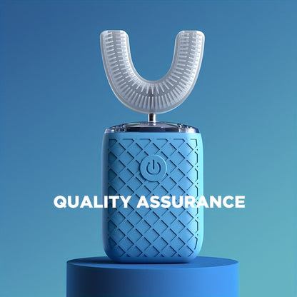 Smart U-shaped Electric Toothbrush, Soft Silicone Bristles for Teeth Cleaning, Suitable for Daily Oral Care for Men and Women, Long Battery Life, Convenient for Travel, Perfect Gift for Family and Friends on Valentine'S Day,