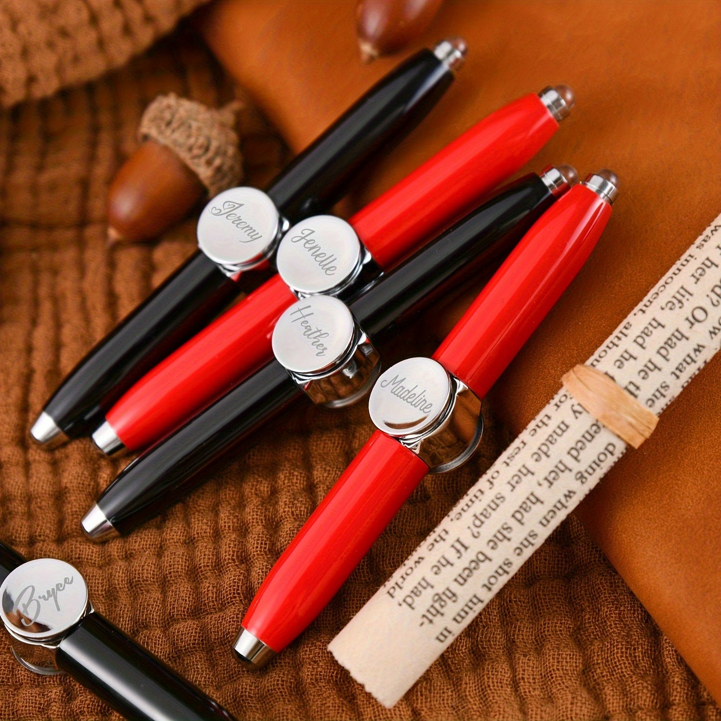 Customizable Metal Rotating Pen - Sleek Design with Twist Action, Medium Point for Smooth Writing - Ideal for Office & School Use, Customizable Pen|Sleek Pen Design|Durable Metal Bod