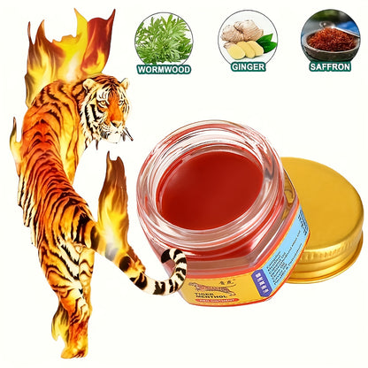 Tiger Balm Muscle Relaxation Massage Cream - Joint Massage Warmth with Vitamin E, Olive Oil Blend, Deep Moisturizing, Easy to Use, Non-Greasy - Gentle Light Beige Care, Natural Ingredients for All Light Beige Types