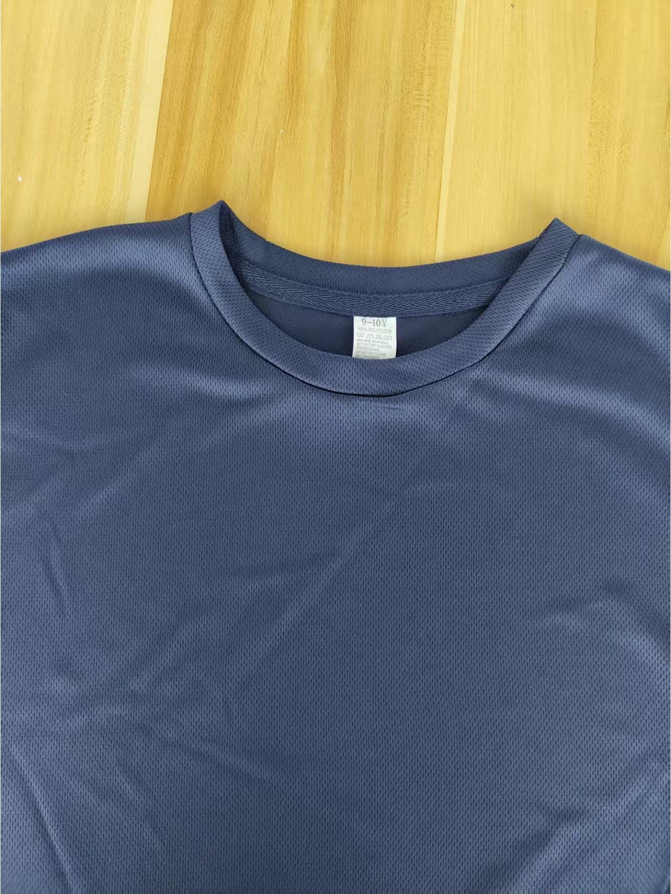 Boys' Casual Short Sleeve T-Shirt with Elegant "EMPORIO" Letter Print - Soft Breathable Round Neck Tee, Medium Stretch, Regular Fit for Summer Daily Wear & Weekend Outings, Boy T Shirt, Everyday Kids Clothing, Classic Round N