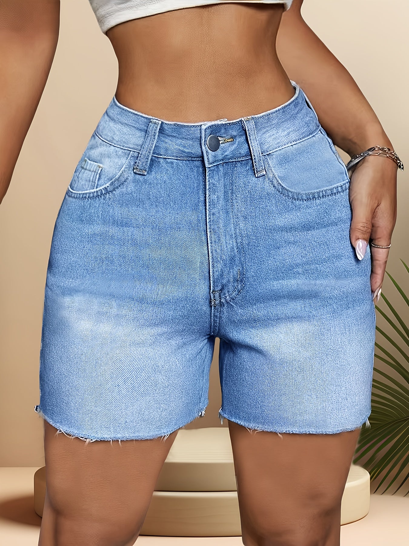 Women's High-Waisted Stretch Jeans - Light Blue Skinny fit, Soft Non-See-Through Denim for Office, Party, Vacation - Everyday & Special Occasion Pants, Party Jeans, Nontransparent Denim