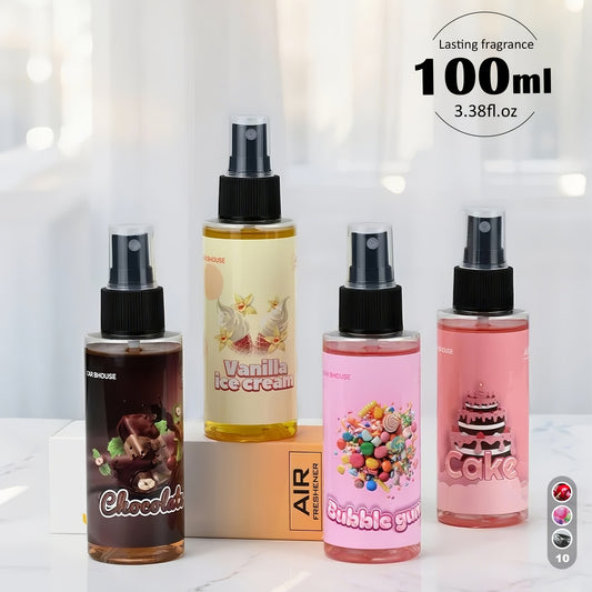 100ml/3.38oz 10 Fragrance Scents Air Freshener Spray, Strong Scent, Long-Lasting Aroma, Keeps the Air Fresh for Home/Living Room/Bathroom/Closet/Shoe Cabinet/Pantry/Pet Area/Car/Office/Hotel/Wedding/Mother's Day/Girlfriend Gi