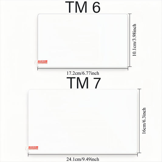 2pcs TM7 TM6 Screen Protector Compatible with Thermomix TM7 TM6 Tempered Glass High Alumina Tempered Glass Blender Kitchen Accessories Protector film