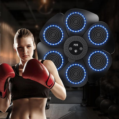 Boxing Training Pad with Gloves, No Harm To Wall, Space-Saving