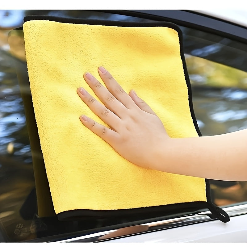 10pcs of microfiber car cleaning wipes, car wash towels, dry absorbent microfiber cleaning cloths, car wash drying wipes, car detail cleaning - Dad's Father's Day gift