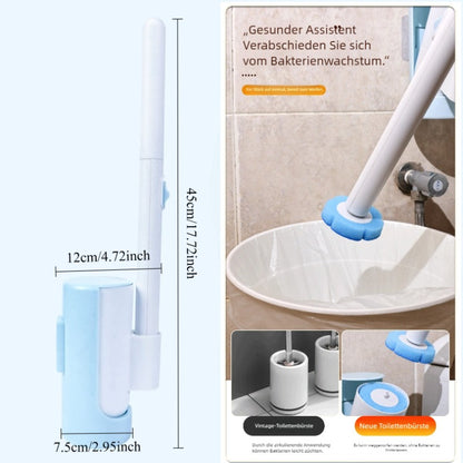 AJOOYC WC Brush Set - Including Toilet Brush - with Wall Mount And Interchangeable Brush Heads, Suitable for Household, Bathroom WC, Salons, Hotels, Bathroom Accessories, Home Decor, Summer Items, Toilet Brush